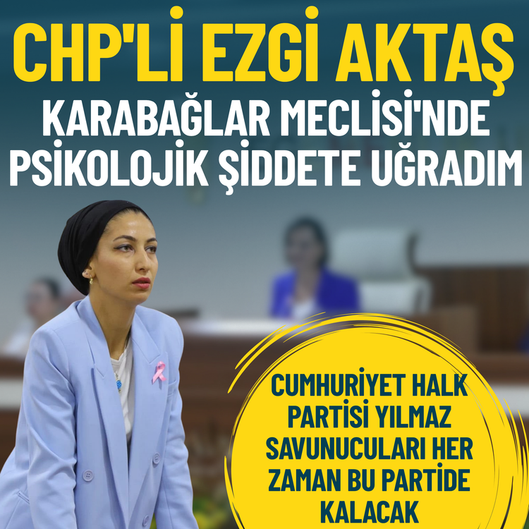 CHP'li Ezgi Aktaş: Karabağlar Meclisi'nde psikolojik şiddete uğradım