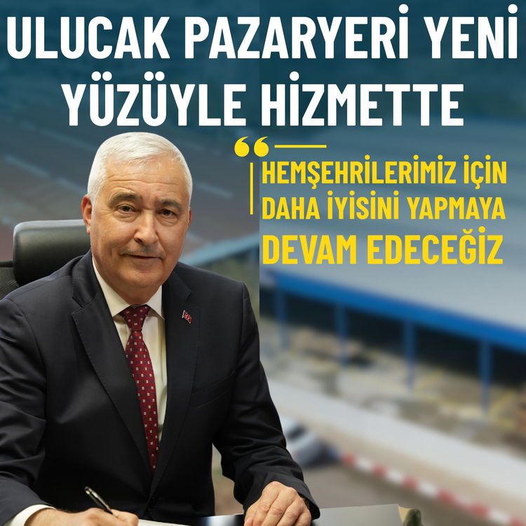 Kemalpaşa'da Ulucak Pazaryeri yeni yüzüyle hizmete açıldı