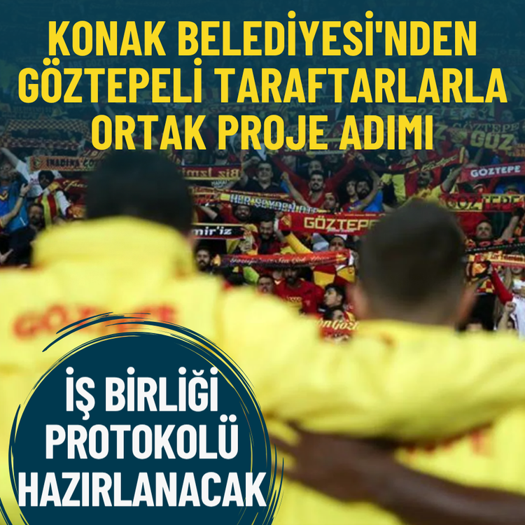 Konak Belediyesi'nden Göztepeli taraftarlarla ortak proje adımı