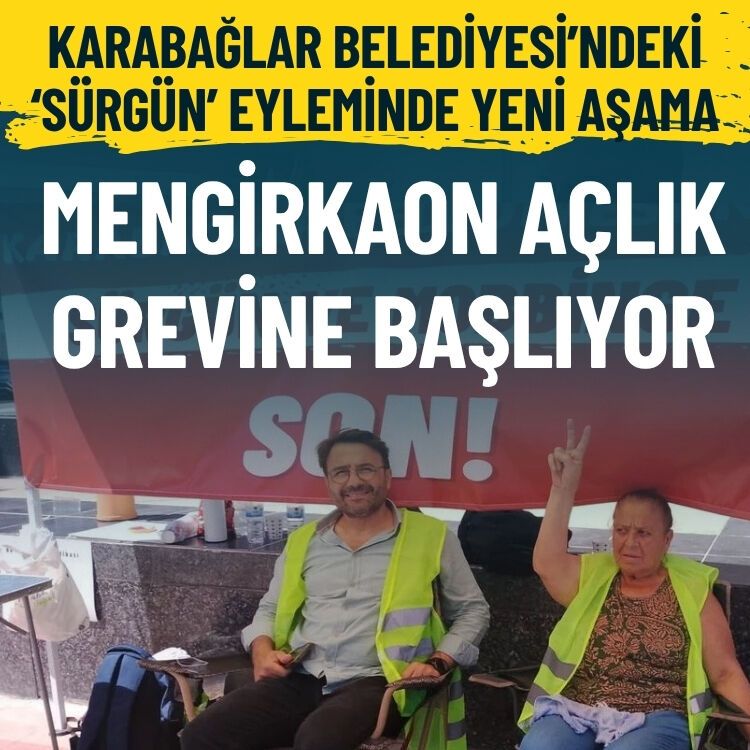Karabağlar Belediyesi’nde “sürgün” eyleminde yeni aşama: Mengirkaon açlık grevine başlayacağını duyurdu