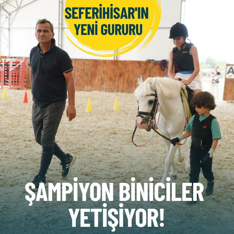 Seferihisar'ın yeni gururu: Şampiyon biniciler yetişiyor!
