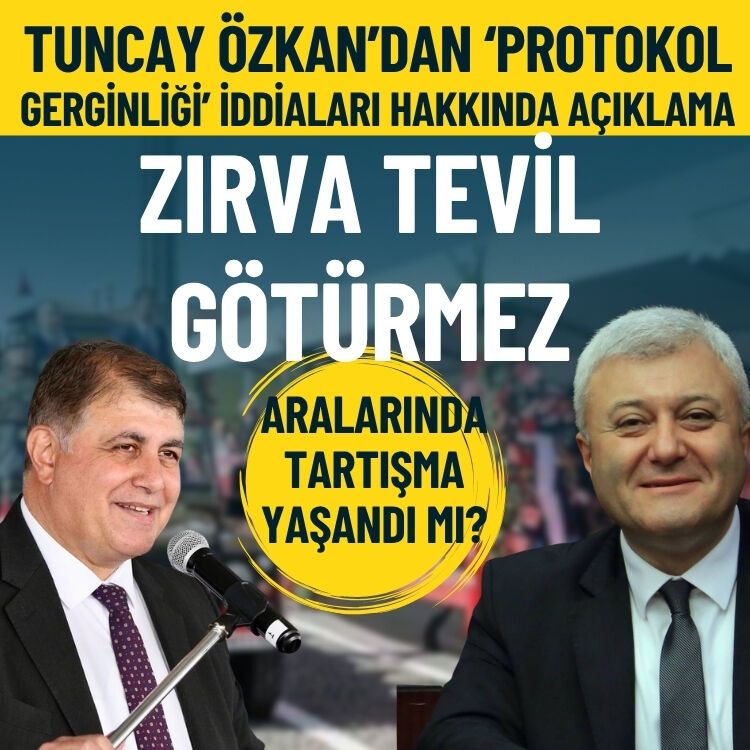 Tuncay Özkan’dan Cemil Tugay gerginlik iddiaları hakkında açıklama: Zırva tevil götürmez