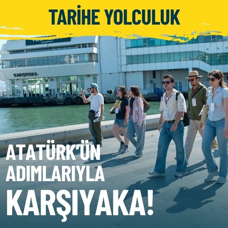 Karşıyaka’da tarihe yolculuk: ‘Atatürk’ün Adımlarıyla Karşıyaka’