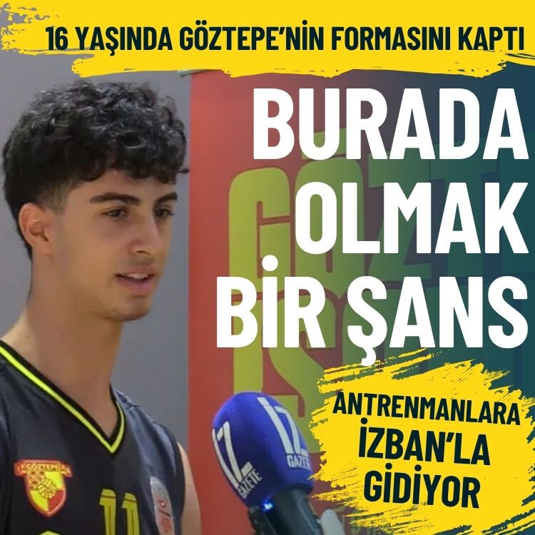 16 yaşında Göztepe’nin formasını kaptı: Burada olmak bir şans