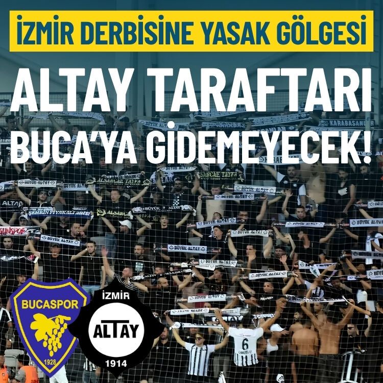 İzmir derbisine yasak gölgesi: Altay taraftarı Buca’ya gidemeyecek!