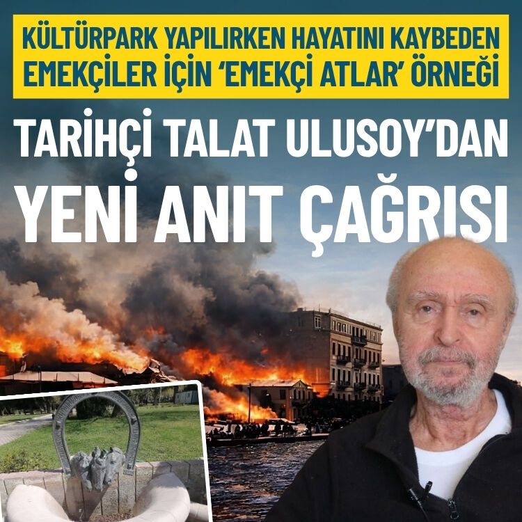 Kültürpark yapılırken ölen emekçiler için 'Emekçi Atlar' örneği: Tarihçi Talat Ulusoy’dan yeni anıt çağrısı