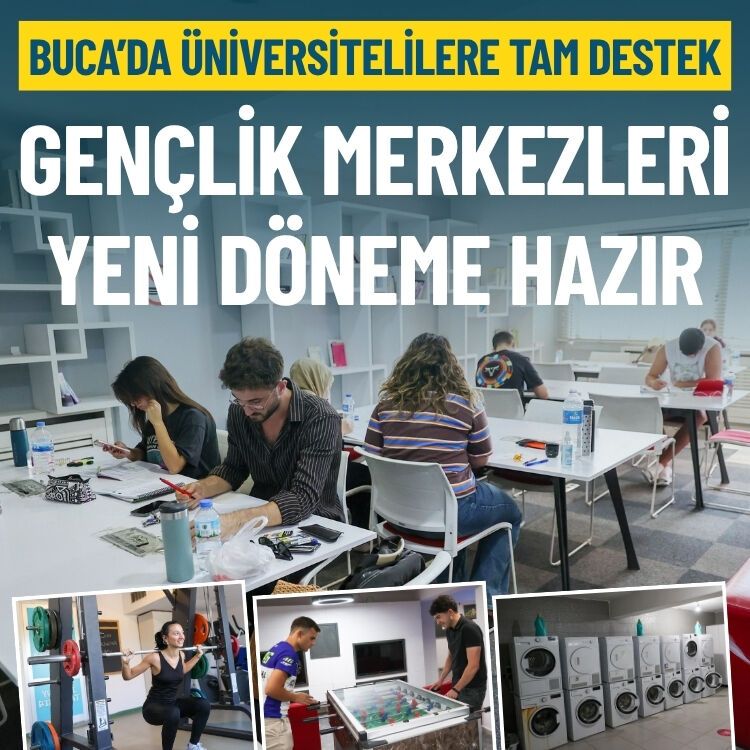 Buca’da üniversitelilere tam destek: Gençlik Merkezleri yeni döneme hazır