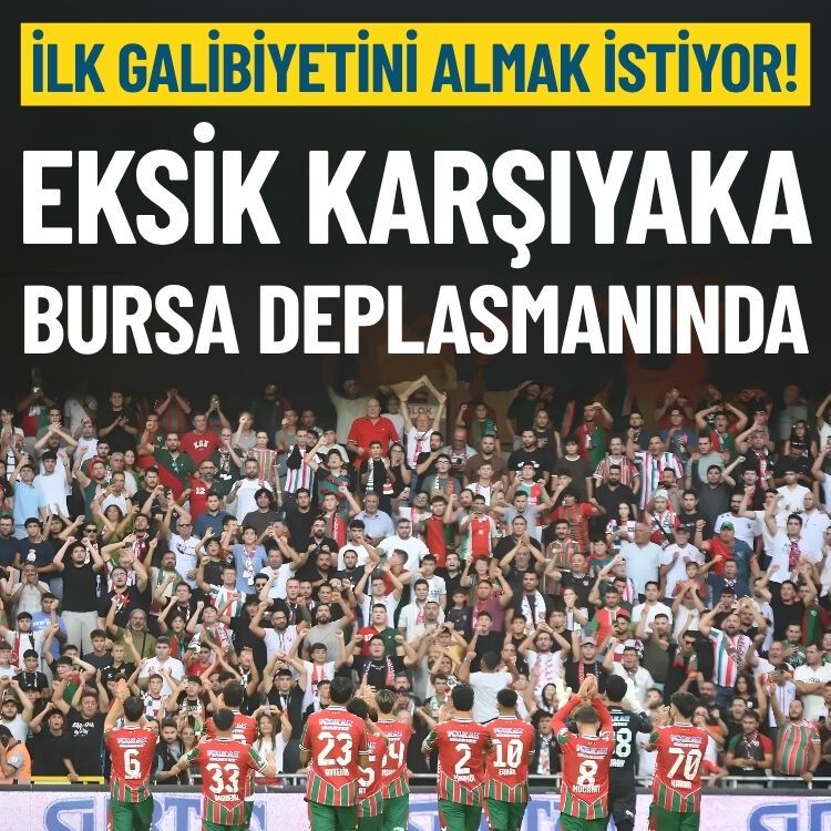 Eksik Karşıyaka Bursa deplasmanında: İlk galibiyetini almak istiyor!