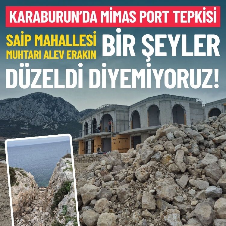 Karaburun’da Mimas Port tepkisi: Bir şeyler düzeldi diyemiyoruz!