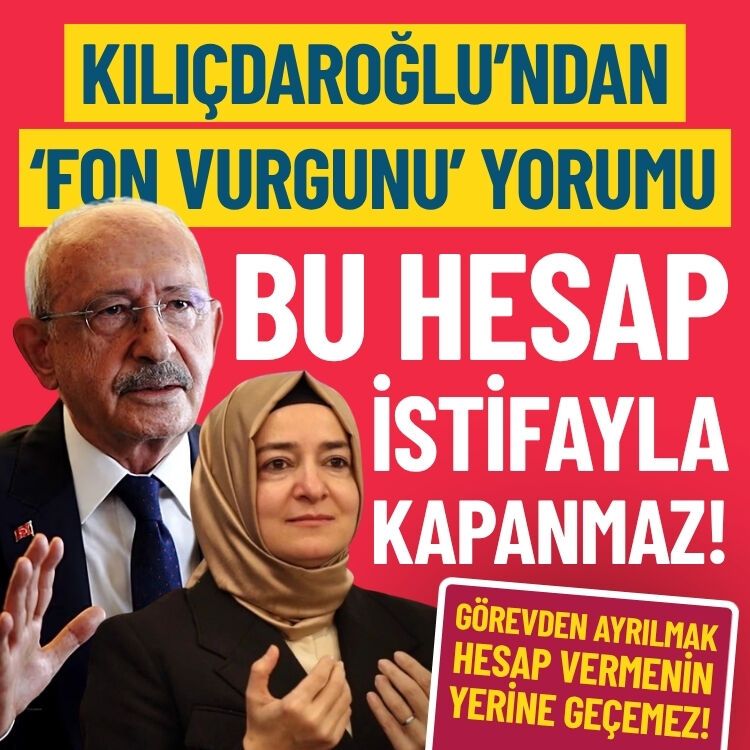 Kılıçdaroğlu’ndan ‘fon vurgunu’ yorumu: İstifa dilekçeleriyle hesap kapanmaz!