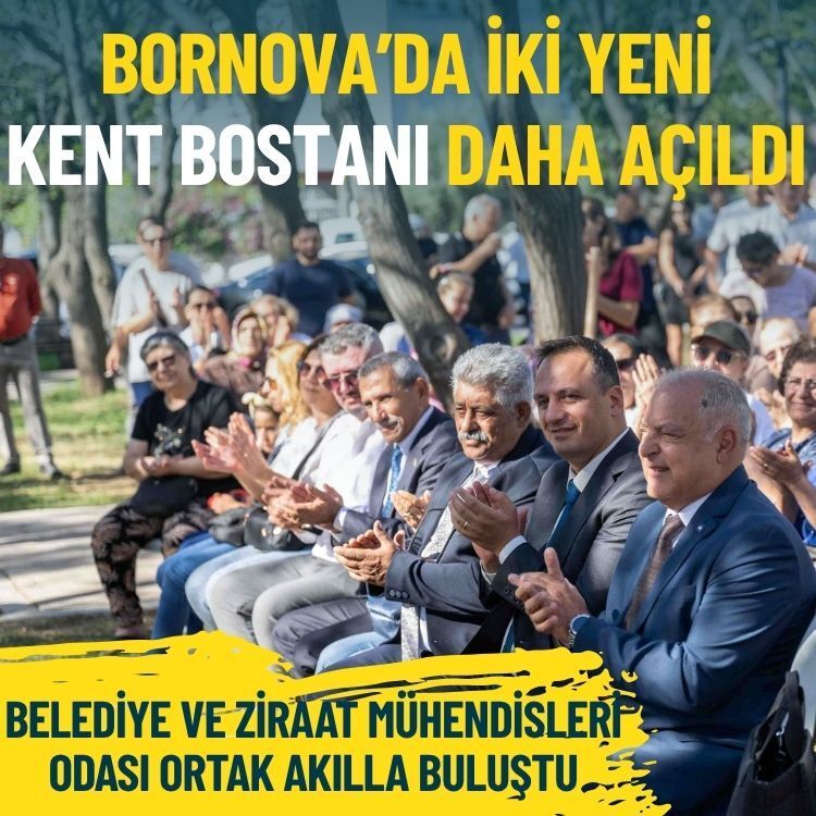 Bornova’da iki yeni Kent Bostanı daha açıldı