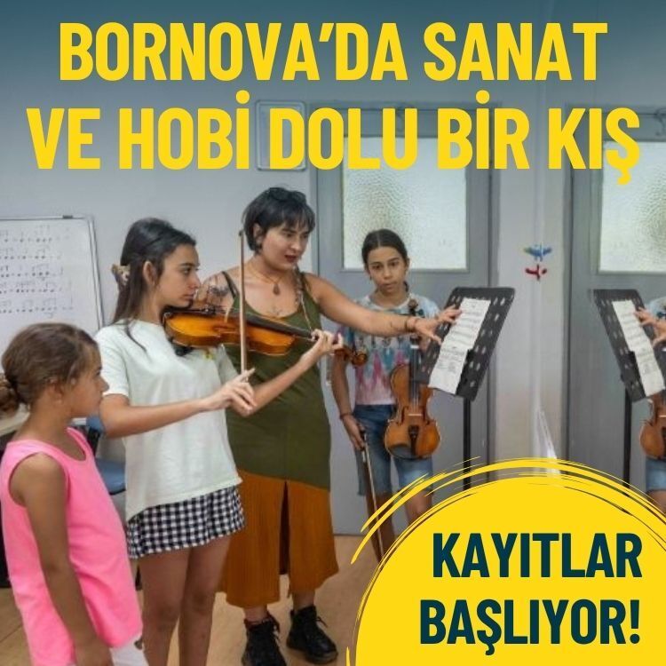 Bornova’da sanat ve hobi dolu bir Kış: Kayıtlar başlıyor!