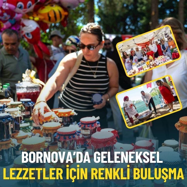 Bornova’da geleneksel lezzetler için renkli buluşma