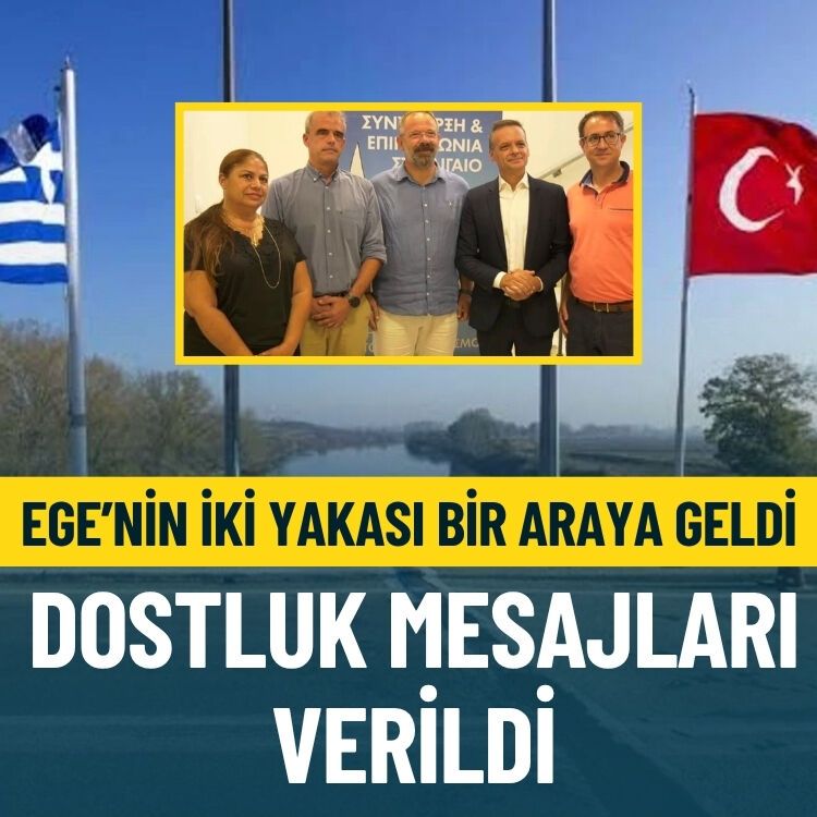 Dostluk mesajları verildi... Ege’nin iki yakası bir araya geldi