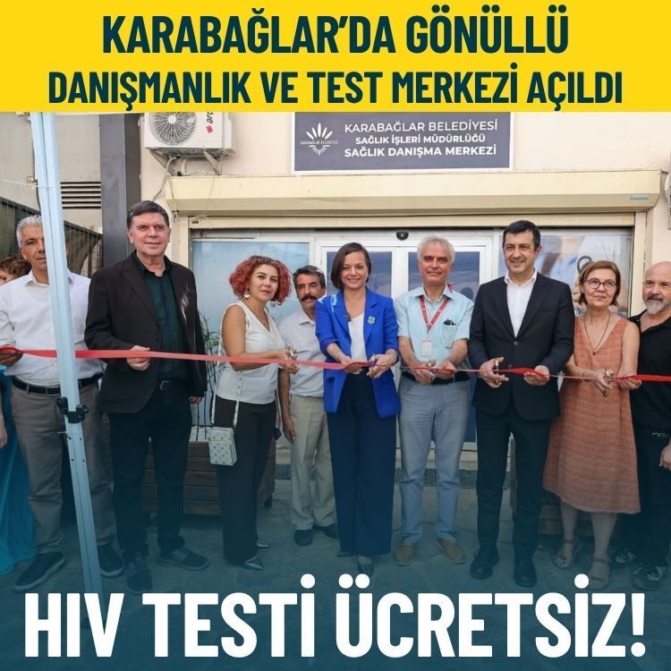 Karabağlar’da Gönüllü Danışmanlık ve Test Merkezi açıldı