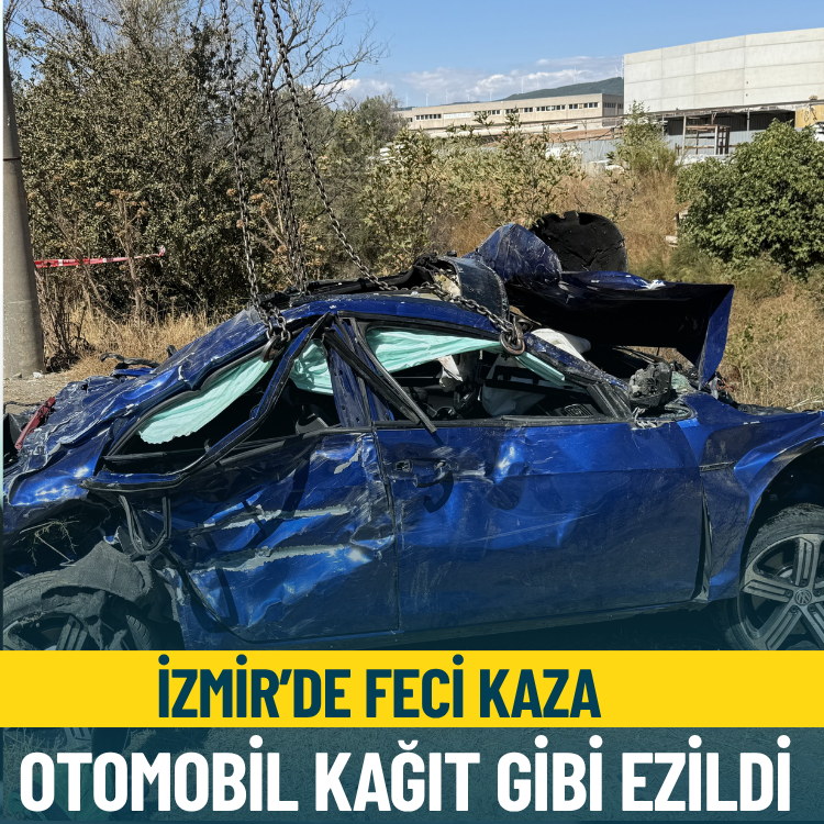 İzmir’de sürücü direksiyon hakimiyetini kaybetti, acı haber geldi