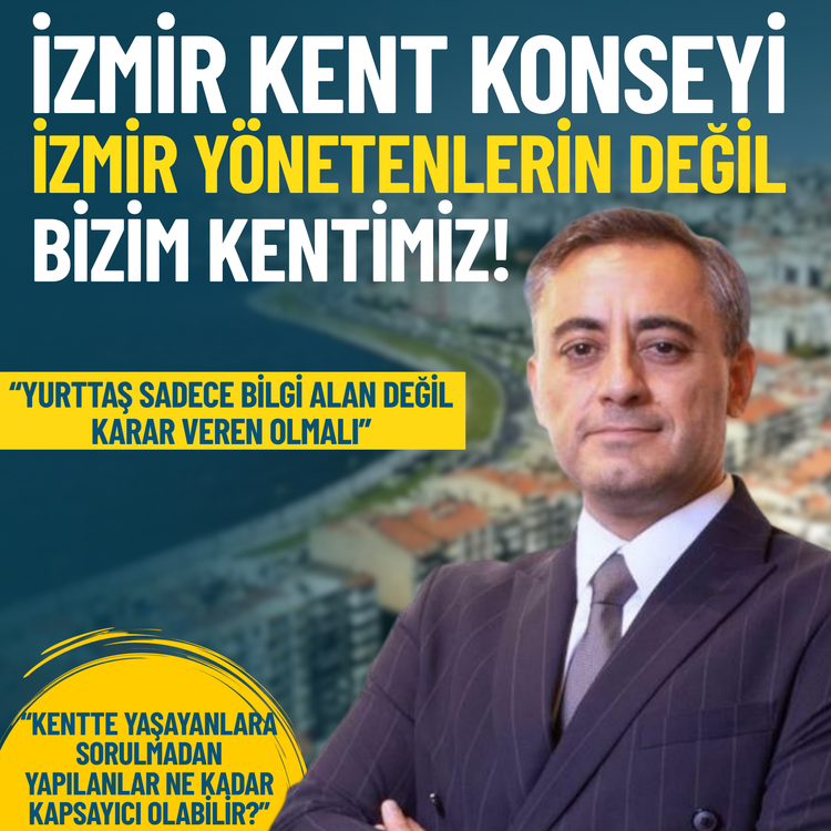 İzmir kent konseyi: İzmir yönetenlerin değil, bizim kentimiz!