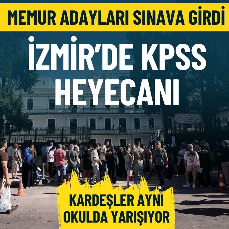 Memur adayları sınava girdi… İzmir’de KPSS heyecanı