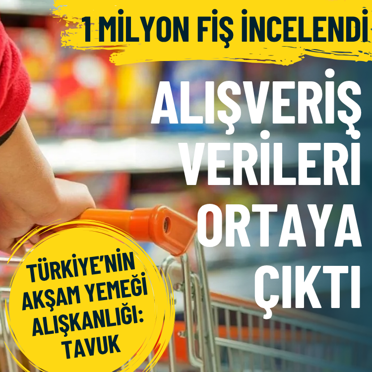 1 milyon fiş incelendi… Alışveriş verileri ortaya çıktı