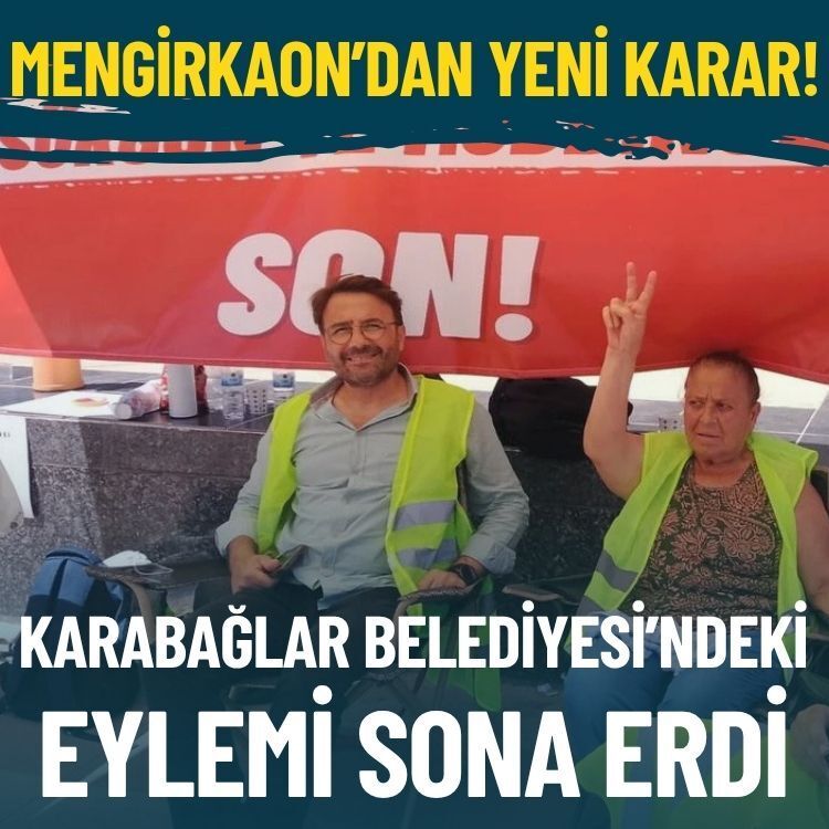 Karabağlar Belediyesi’nde iki haftalık eylem sona erdi: Mengirkaon’dan yeni karar!