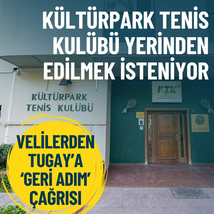 Kültürpark Tenis Spor Kulübü yerinden edilmek isteniyor: Velilerden Tugay’a geri adım çağrısı