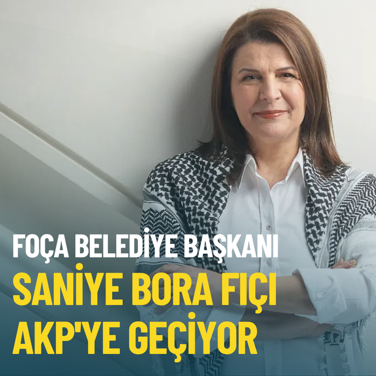 Foça Belediye Başkanı Saniye Bora Fıçı AKP'ye geçiyor