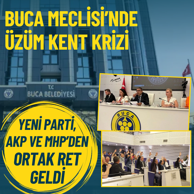 Buca Meclisi’nde Üzüm Kent krizi: Yeni Parti, AKP ve MHP’den ortak ret geldi