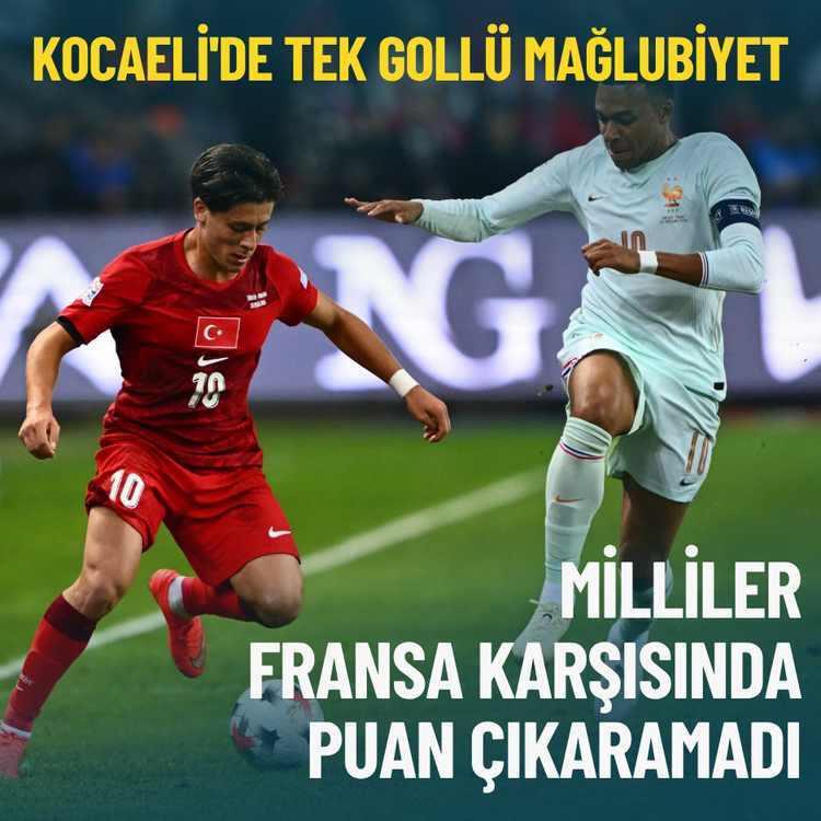 Kocaeli'de tek gollü mağlubiyet: Milliler Fransa karşısında puan çıkaramadı