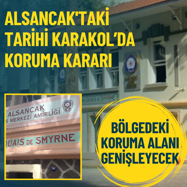 Alsancak'taki Tarihi Karakol'da koruma kararı: Bölgedeki koruma alanı genişleyecek