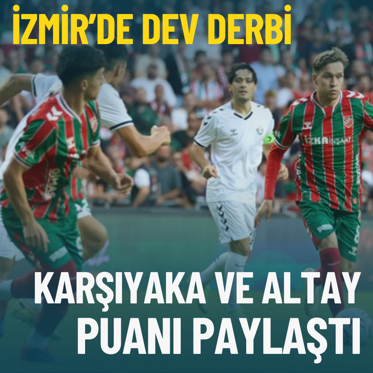 Karşıyaka ve Altay İzmir derbisinde puanı paylaştı