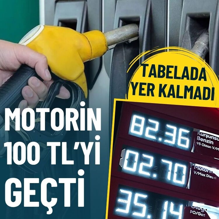 Üç haneyi gördü… Motorin 100 TL’yi aştı