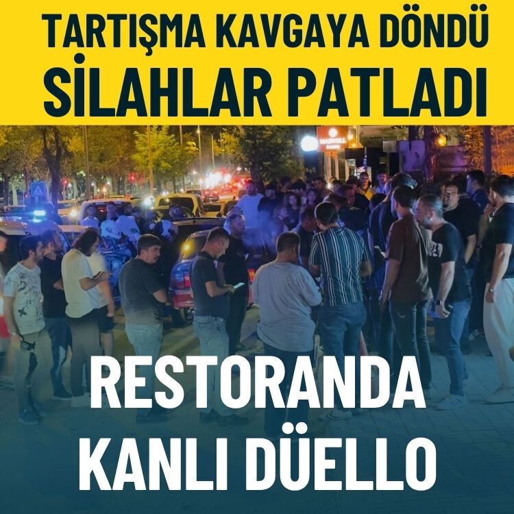 Tartışma kavgaya dönüştü, silahlar patladı… Restoranda kanlı düello
