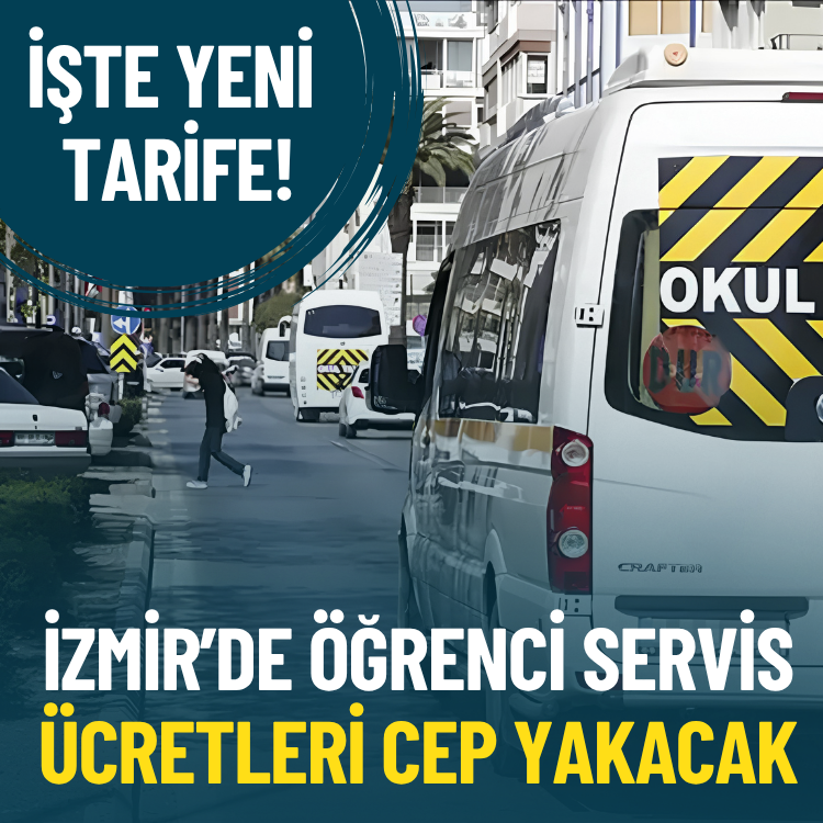 İzmir’de öğrenci servis ücretleri cep yakacak: İşte yeni tarife!