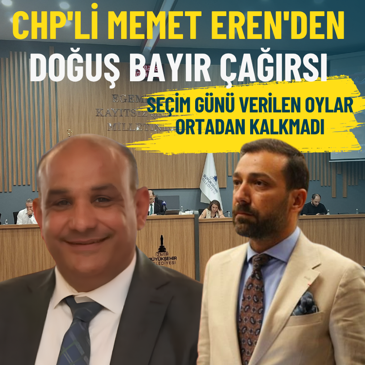 CHP'li Memet Eren'den Doğuş Bayır çağırsı: Seçim günü verilen oylar ortadan kalkmadı!