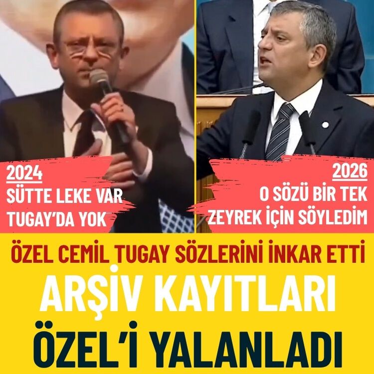 Özel Cemil Tugay sözlerini inkar etti… Arşiv kayıtları Özel’i yalanladı