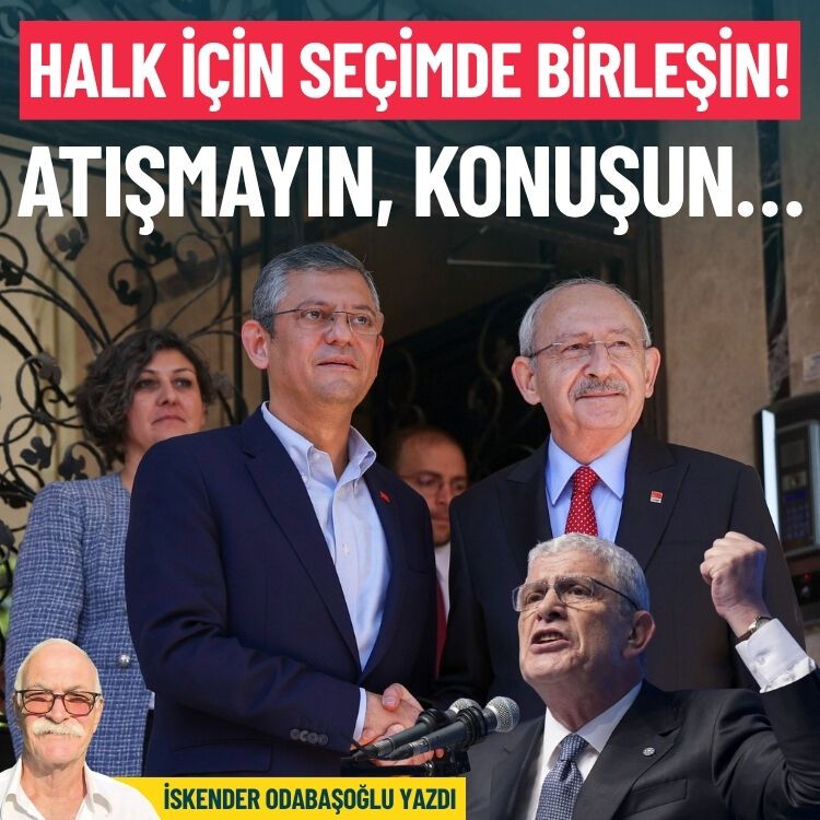 Atışmayın, konuşun…