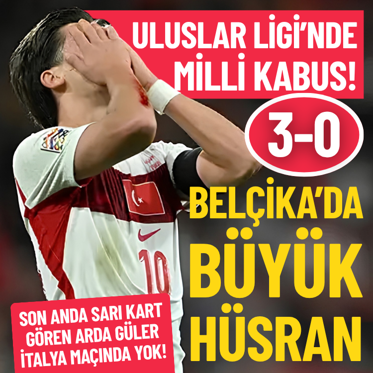 Milli kabus sürüyor: Belçika’ya da diş geçiremedik!