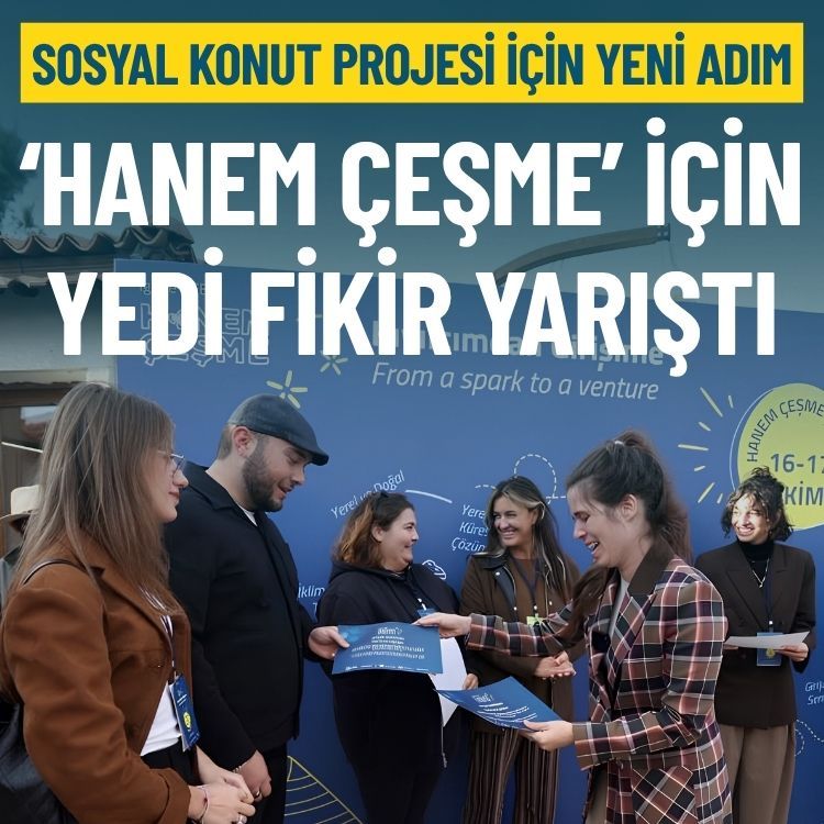 Sosyal konut projesinde yeni adım: ‘Hanem Çeşme’ için yedi fikir yarıştı