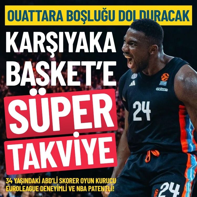 Karşıyaka Basketbol’a süper takviye: Yakuba Ouattara boşluğu dolduracak