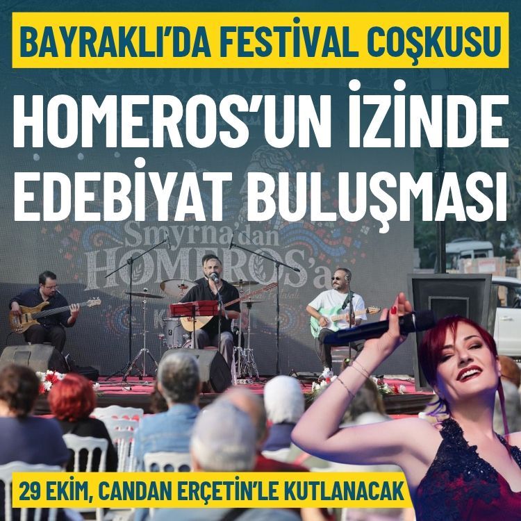 Bayraklı’da festival coşkusu: Homeros’un izinde edebiyat buluşması