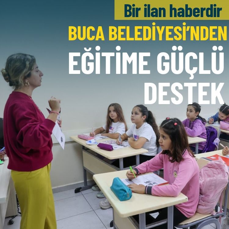 Buca Belediyesi’nden eğitime güçlü destek