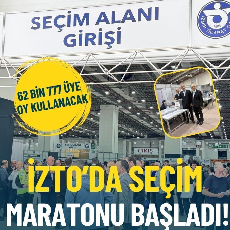 İZTO’da seçim maratonu başladı: 62 bin 777 üye oy kullanacak