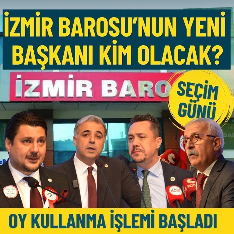 İzmir Barosu’nun yeni başkanı kim olacak?