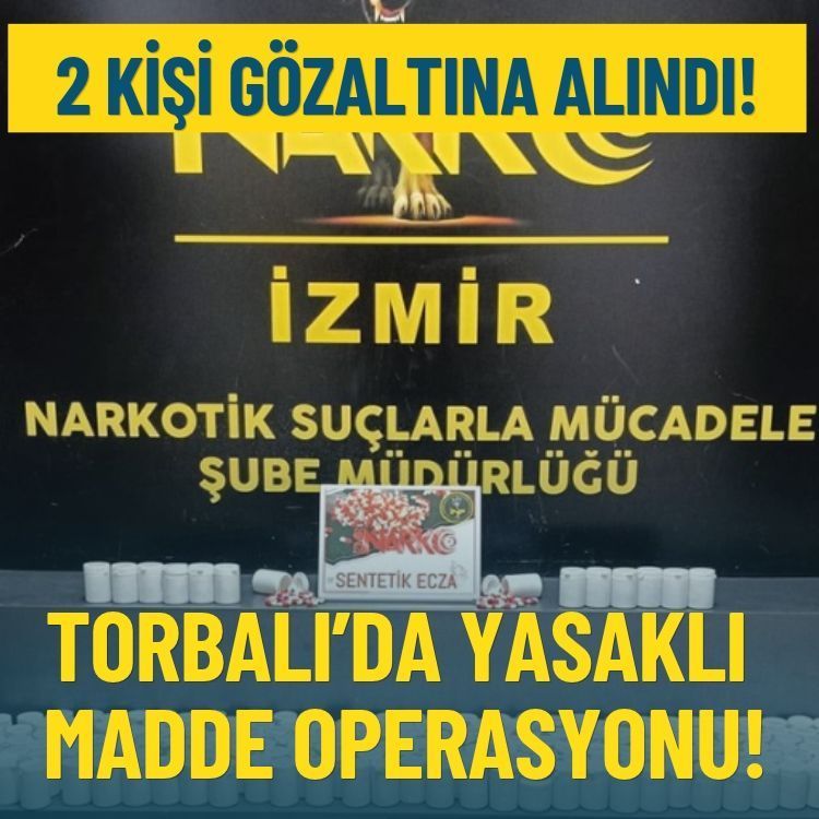 Torbalı’da yasaklı madde operasyonu: 2 kişi gözaltına alındı!