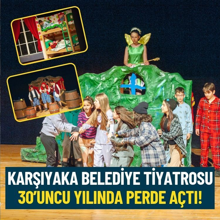 Karşıyaka Belediye Tiyatrosu 30’uncu yılında perde açtı!