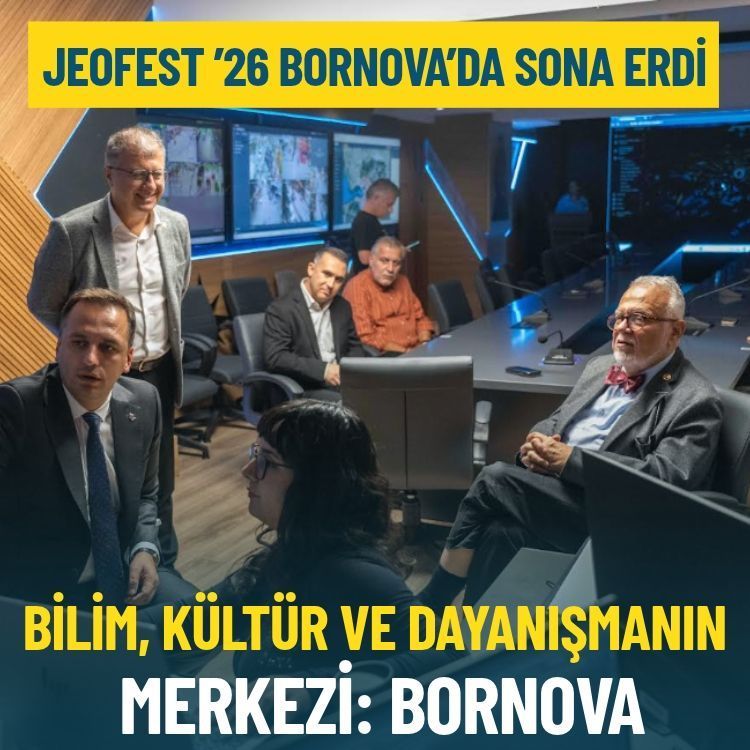 JEOFEST ’26 Bornova’da sona erdi: Celal Şengör’e yoğun ilgi