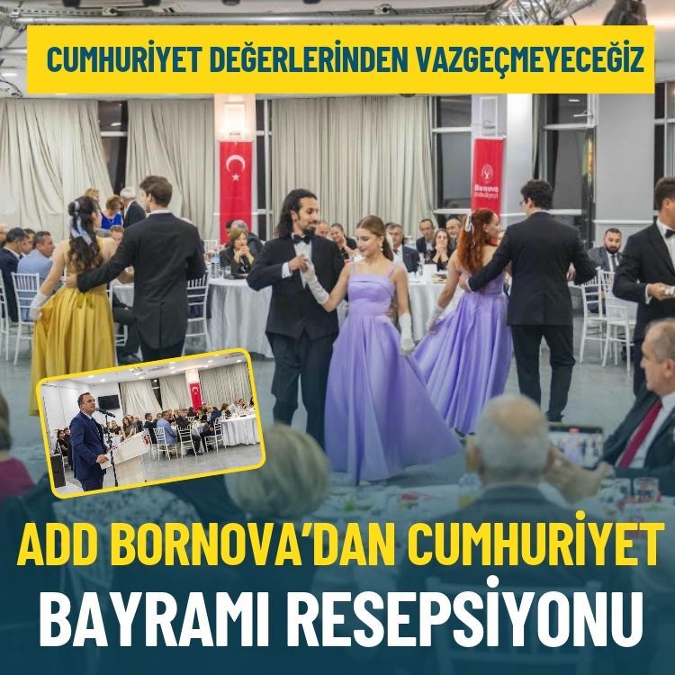 ADD Bornova’dan Cumhuriyet Bayramı resepsiyonu: Cumhuriyet değerlerinden vazgeçmeyeceğiz