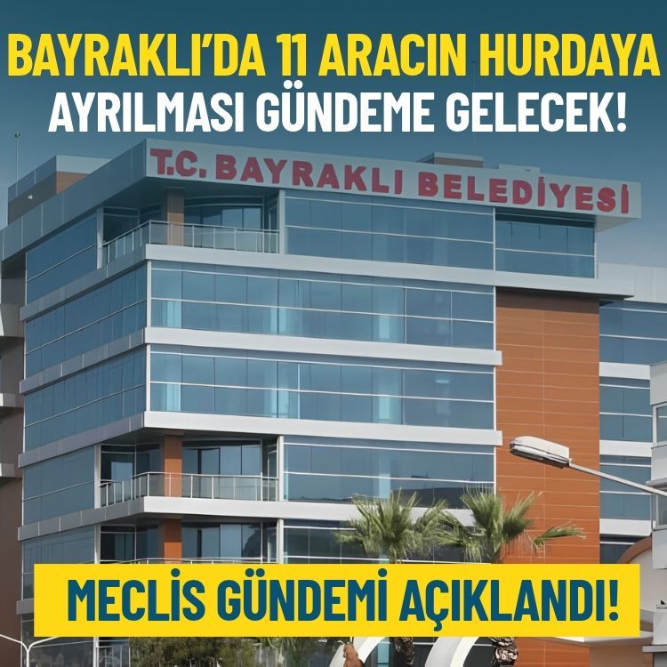Bayraklı’da 11 aracın hurdaya ayrılması gündeme gelecek!