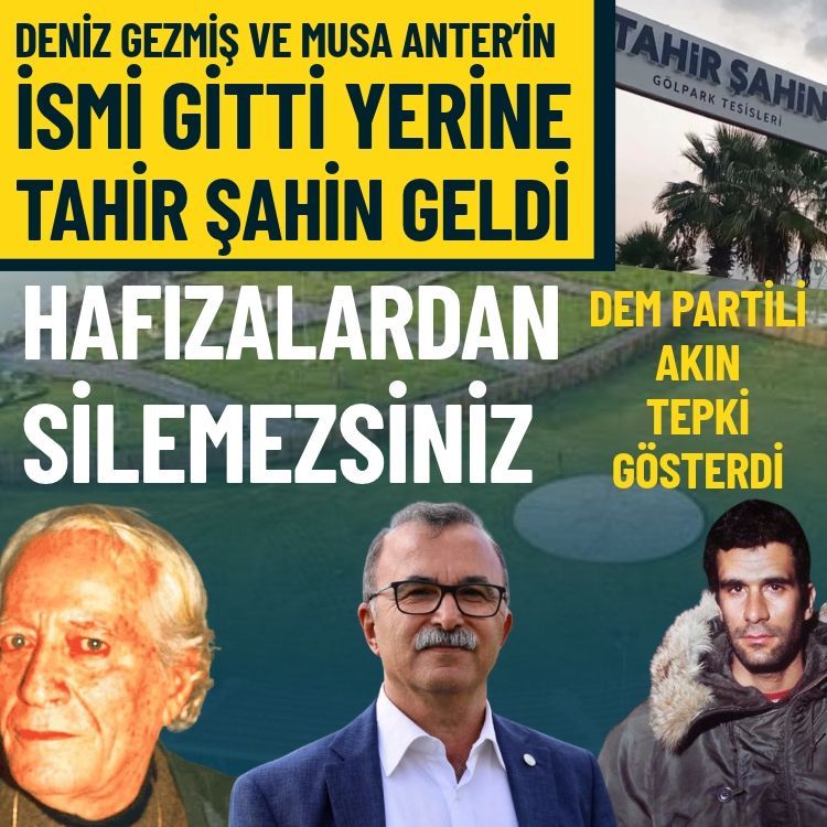 Menemen’deki isim değişikliğine bir tepki de DEM Partili Akın’dan geldi