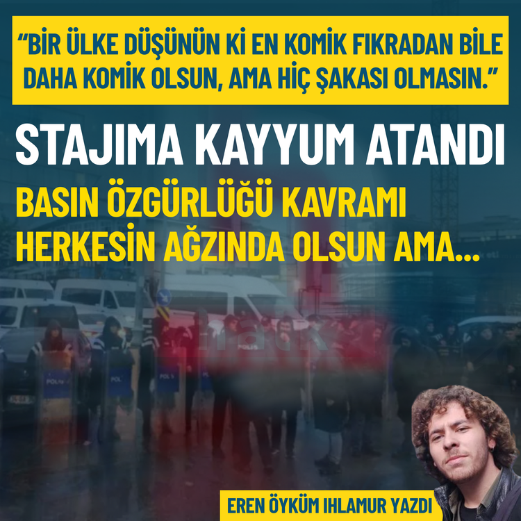 Stajıma kayyum atandı